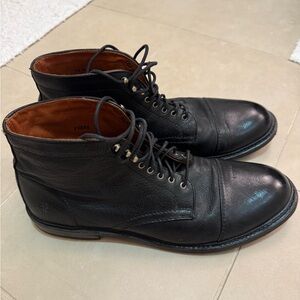 Frye Men's Black Leather Boots